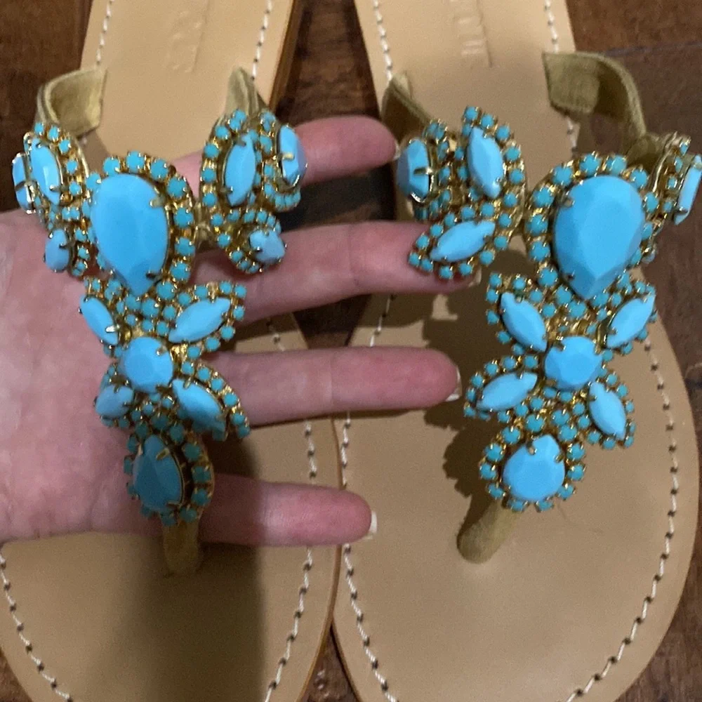 Mystique “San Diego” sandal turquoise - Picture 3 of 10